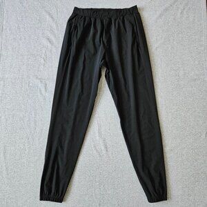 Lululemon Surge Men’s Size L Tall 32” Jogger Nylon Zipper Leg Black #LM5958T